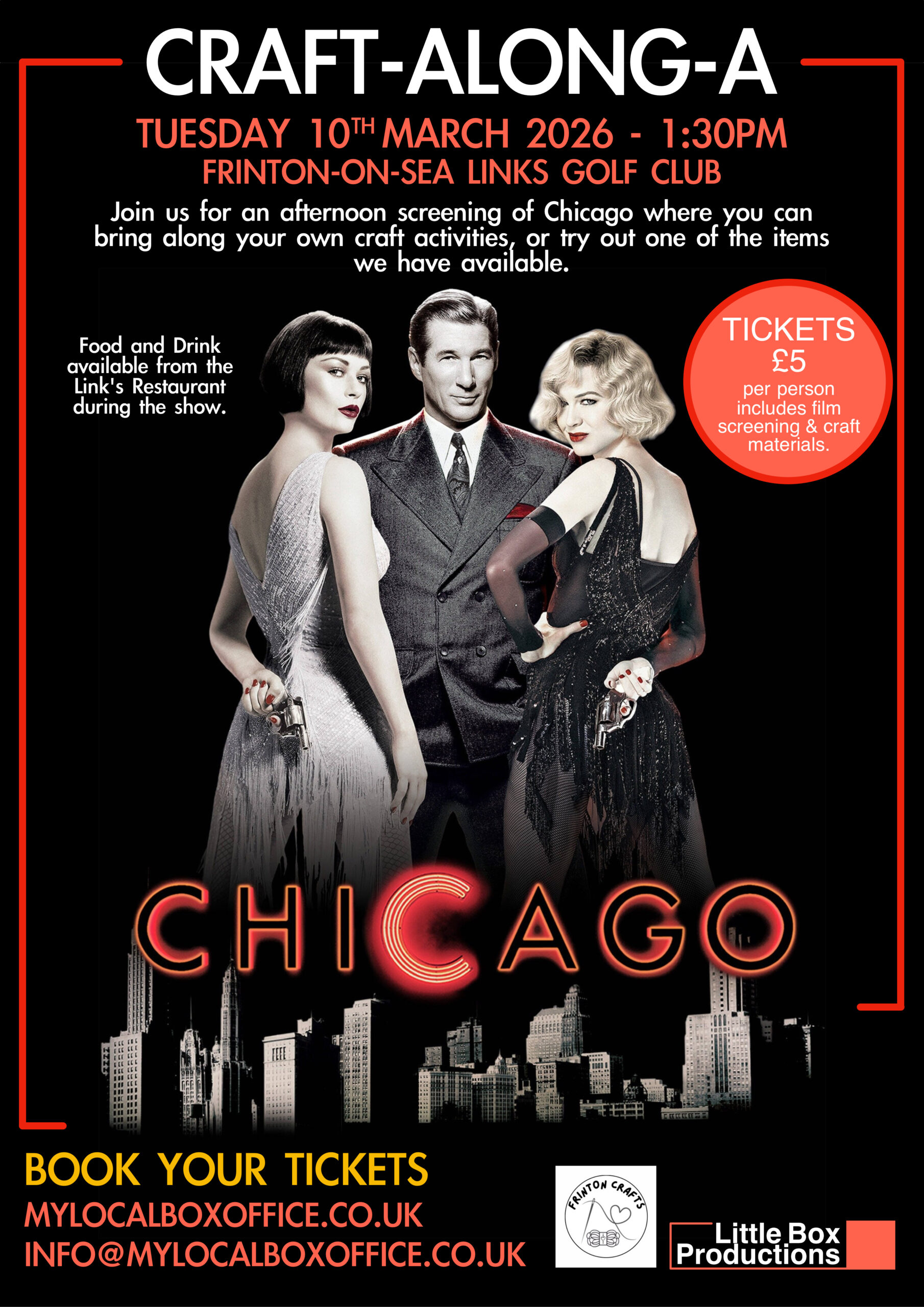 Tuesday 10th March – Craft-a-long