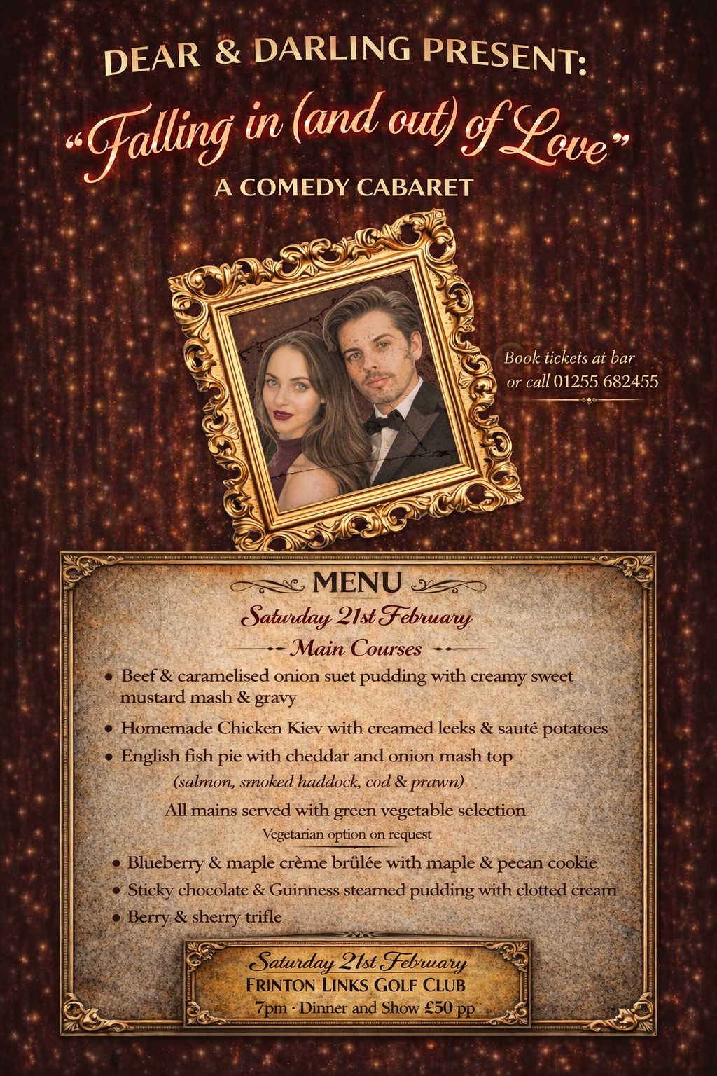 Saturday 21st February – A Comedy Cabaret