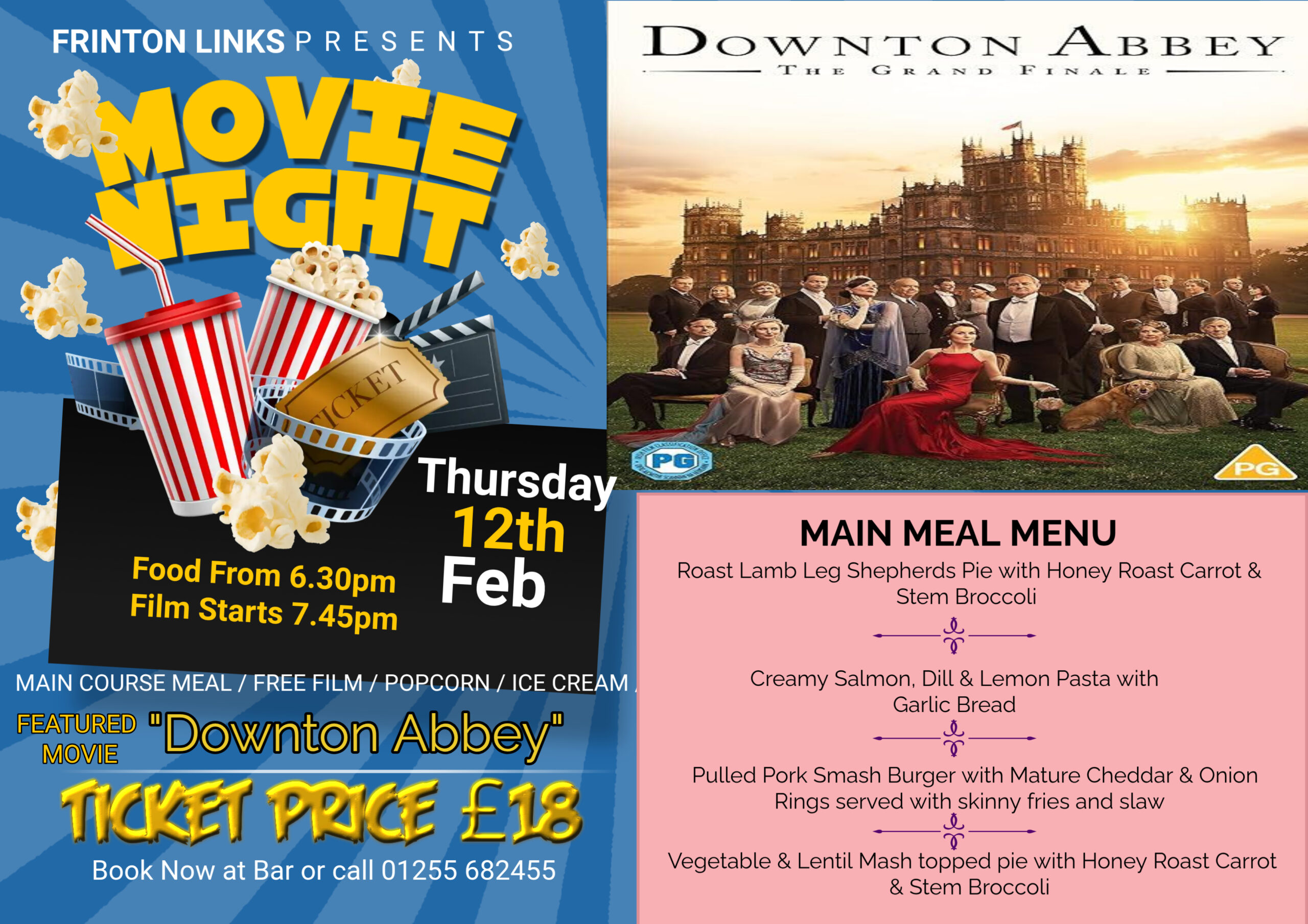 Thursday 12th February – Movie Night