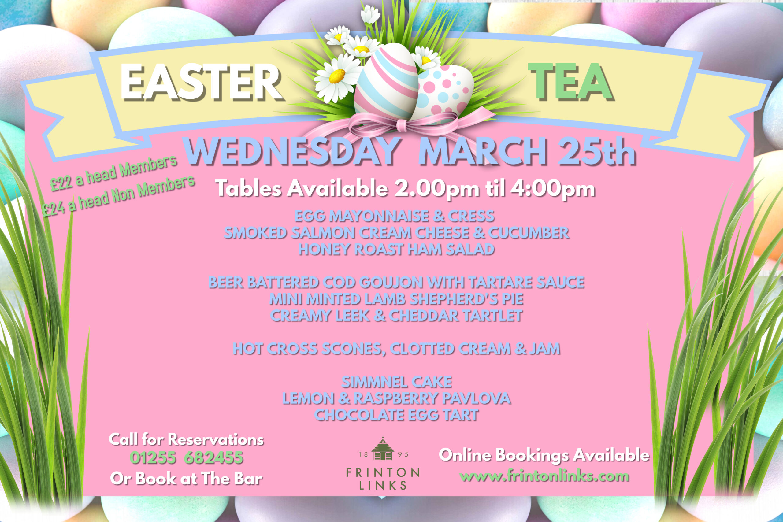 Wednesday 25th March – Easter Afternoon Tea