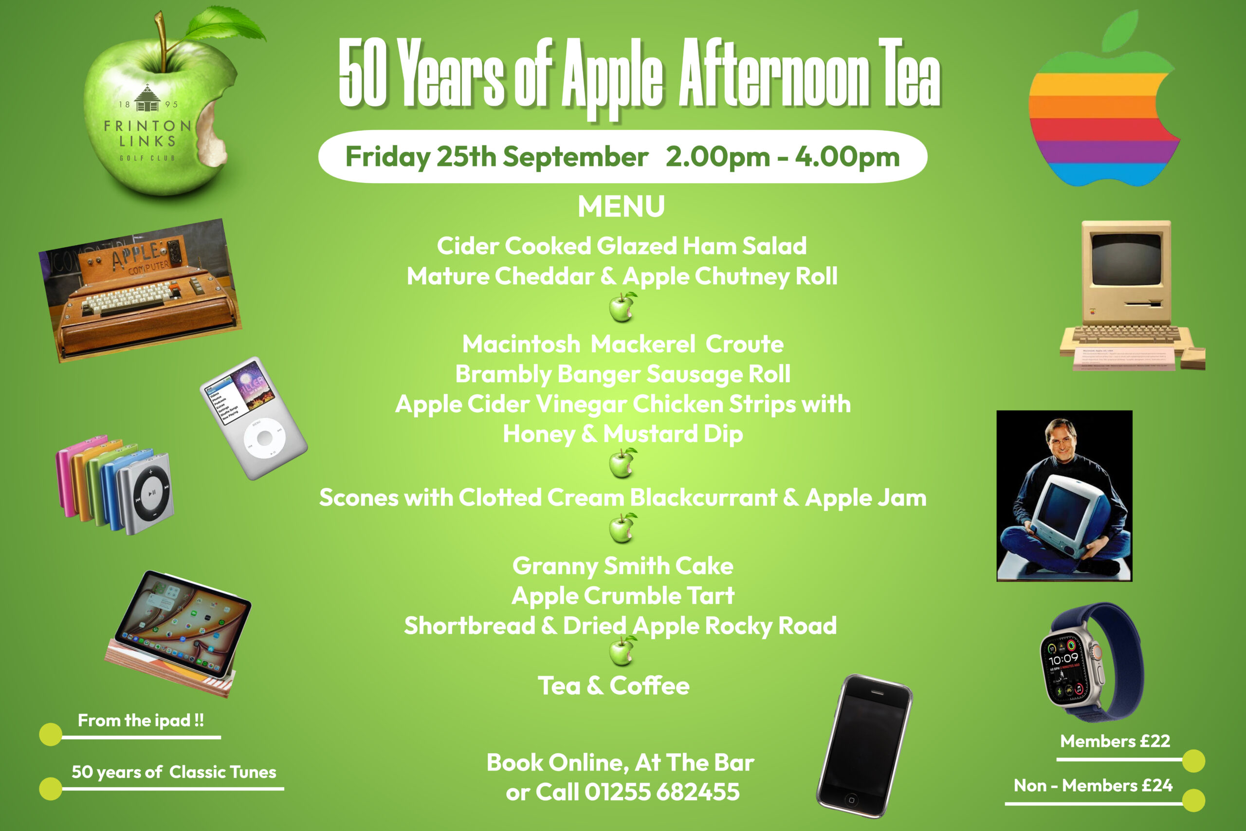 Friday 25th September – 50 Years of Apple Afternoon Tea